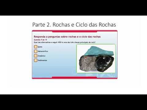 Thumbnail da aula: Ciclo das Rochas - Exercício Interativo. Profa Maria Giovana Parisi. IGC/UFMG