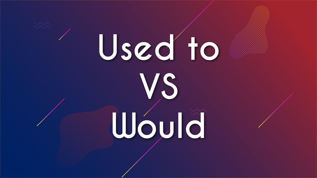 Thumbnail: Used to vs Would - Qual a Diferença? - Brasil Escola