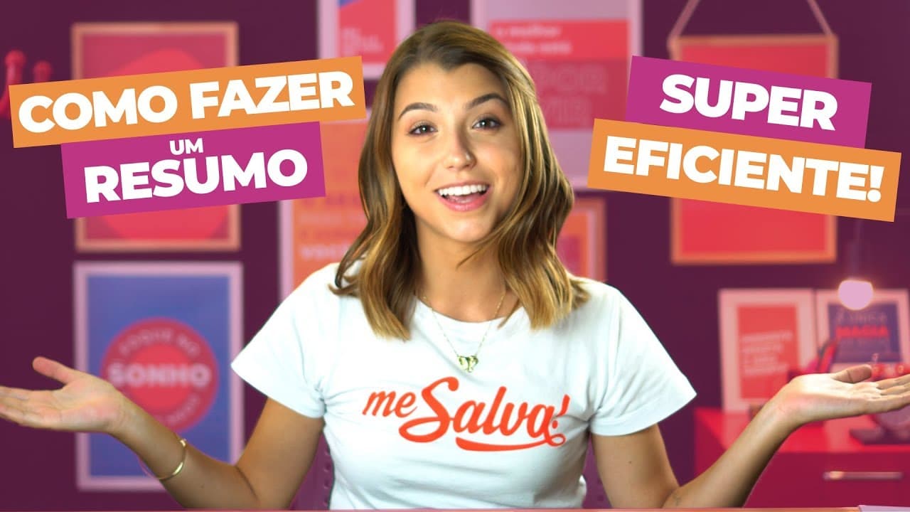 Thumbnail: Como fazer Resumos Eficientes | Me Salva! + Gegê Studies | Ep. 4
