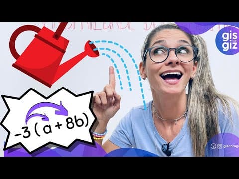 Thumbnail da aula: PROPRIEDADE DISTRIBUTIVA DA MULTIPLICAÇÃO \Prof. Gis/