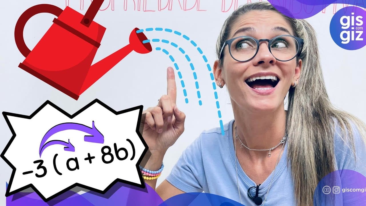 Thumbnail: PROPRIEDADE DISTRIBUTIVA DA MULTIPLICAÇÃO \Prof. Gis/
