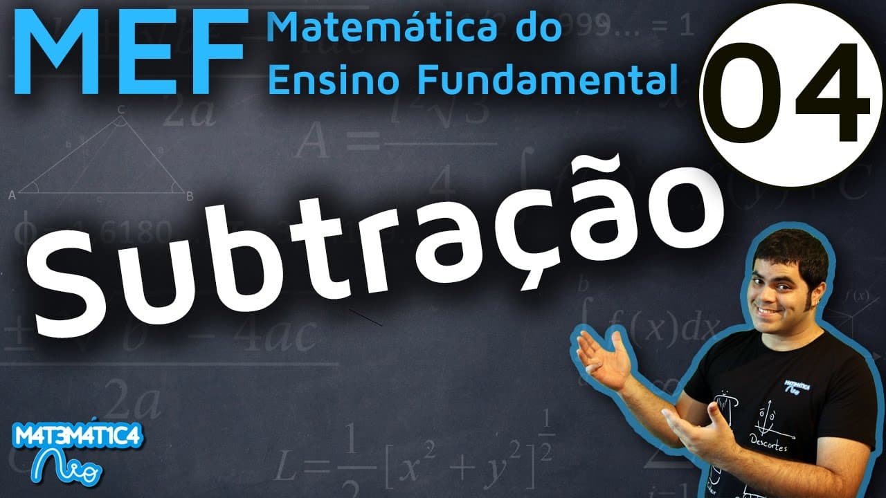 Thumbnail: MEF 4 - COMO EFETUAR SUBTRAÇÃO OU CONTA DE MENOS?