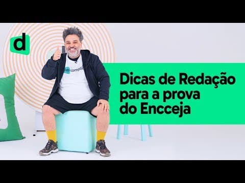 Thumbnail da aula: DICAS DE REDAÇÃO PARA A PROVA DO ENCCEJA | PLANTÃO DESCOMPLICA