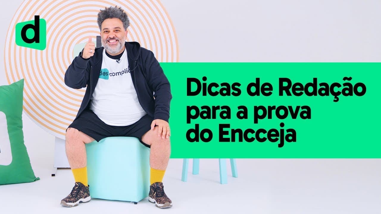 Thumbnail: DICAS DE REDAÇÃO PARA A PROVA DO ENCCEJA | PLANTÃO DESCOMPLICA