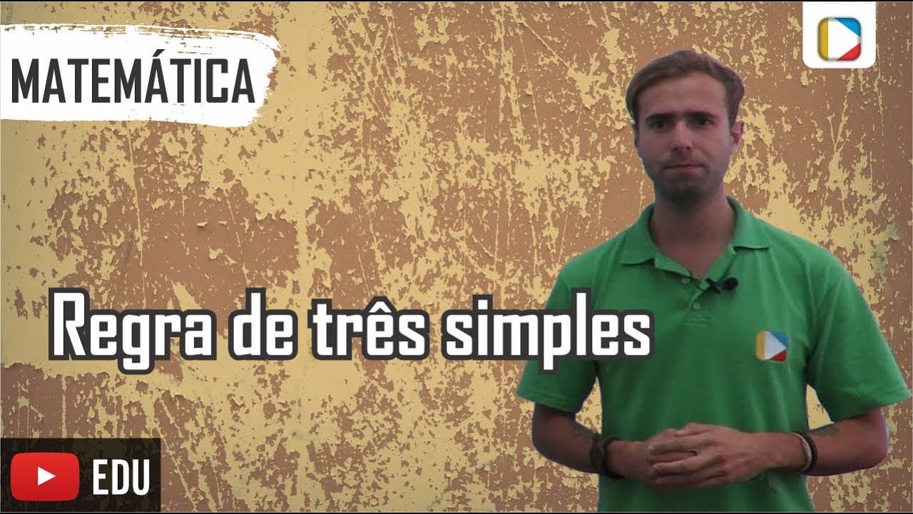 Thumbnail: Matemática - Regra de três simples