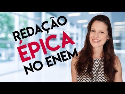 Thumbnail da aula: ☑️ Redação nota 1000 no ENEM - Veja como tirar a nota máxima!