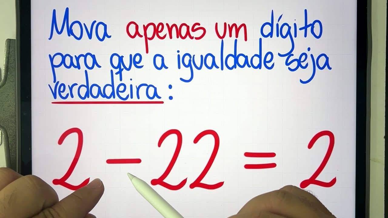 Thumbnail: 🤯 NINGUÉM consegue resolver a esse PROBLEMA DE RACIOCÍNIO LÓGICO | Matemática com Procopio