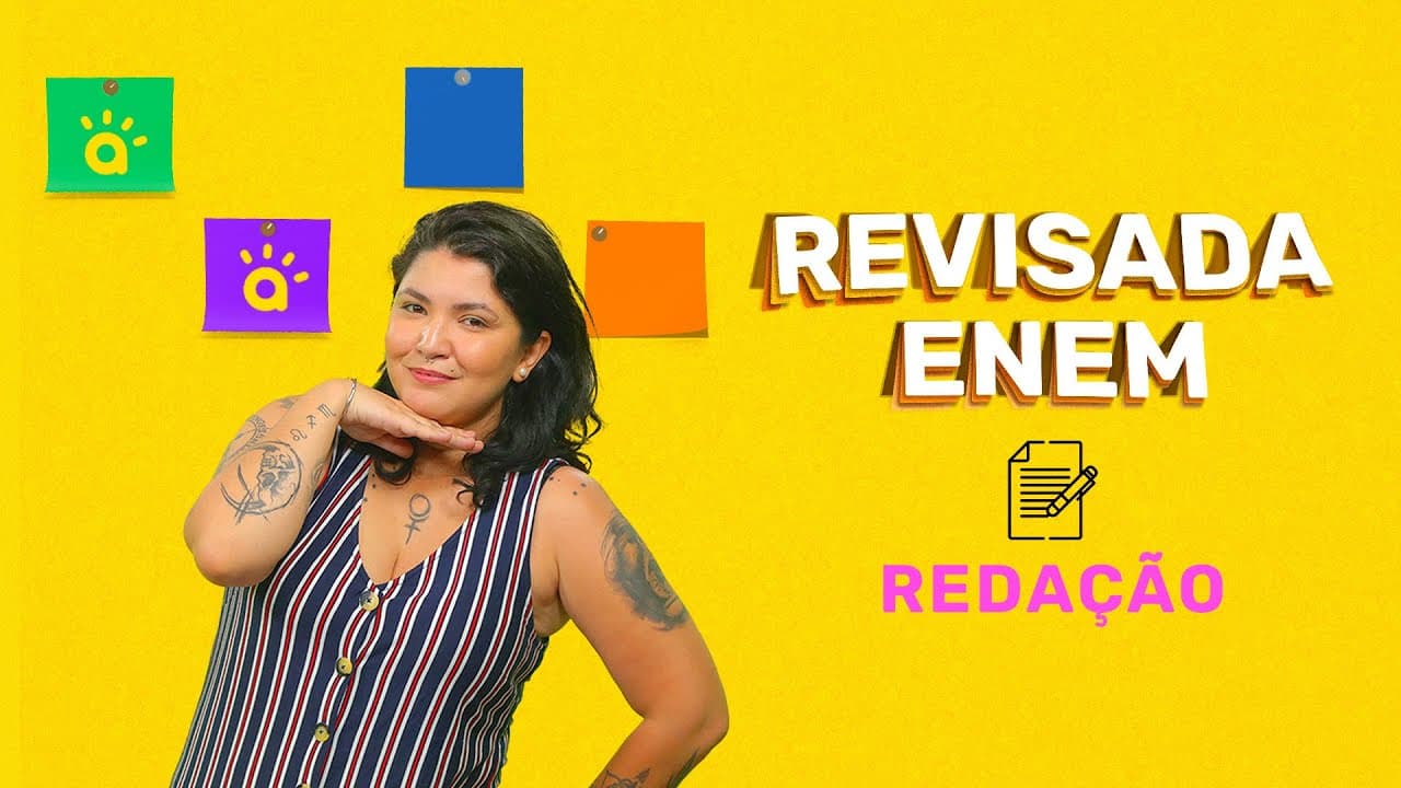 Thumbnail: REVISÃO ENEM | REDAÇÃO | Estratégia nota 1000