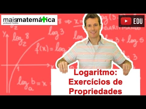 Thumbnail da aula: Logaritmo: Propriedades Operatórias - Exercícios (Aula 6 de 14)