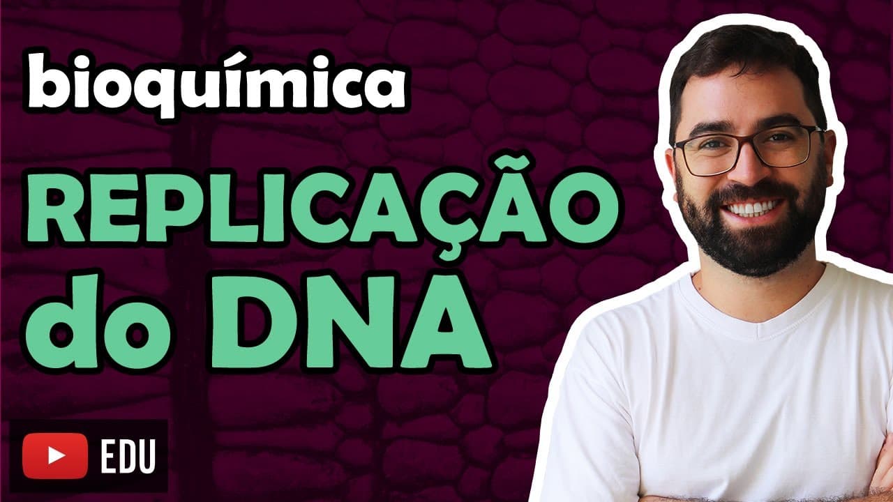Thumbnail: Replicação (Duplicação) do DNA - EU REGRAVEI ESTA AULA! LINK NA DESCRIÇÃO