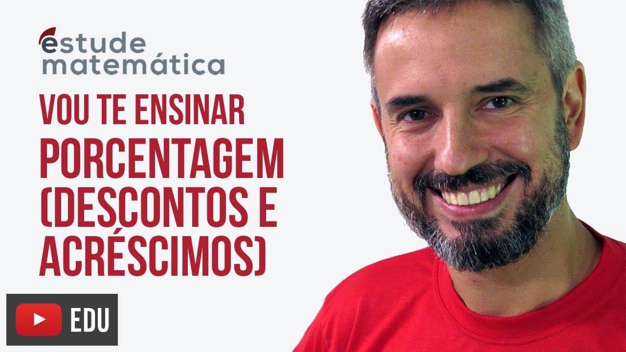 Thumbnail: Porcentagem (acréscimos e descontos sucessivos) [Porcentagem: aula 2 de 3] – Vou te ensinar 20