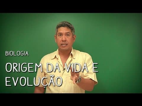 Thumbnail da aula: Origem da vida e evolução