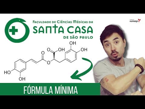 Thumbnail da aula: Vestibular Santa Casa | Questão 51 | O ácido rosmarínico é um polifenol constituído