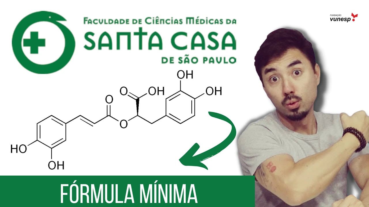 Thumbnail: Vestibular Santa Casa | Questão 51 | O ácido rosmarínico é um polifenol constituído