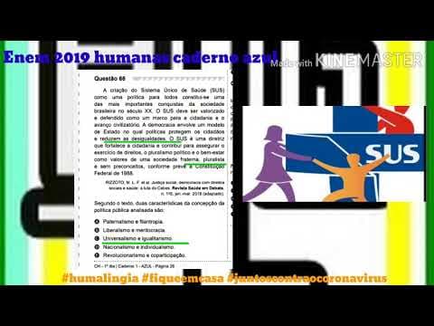 Thumbnail da aula: Questão 66 Enem 2019 caderno azul humanas
