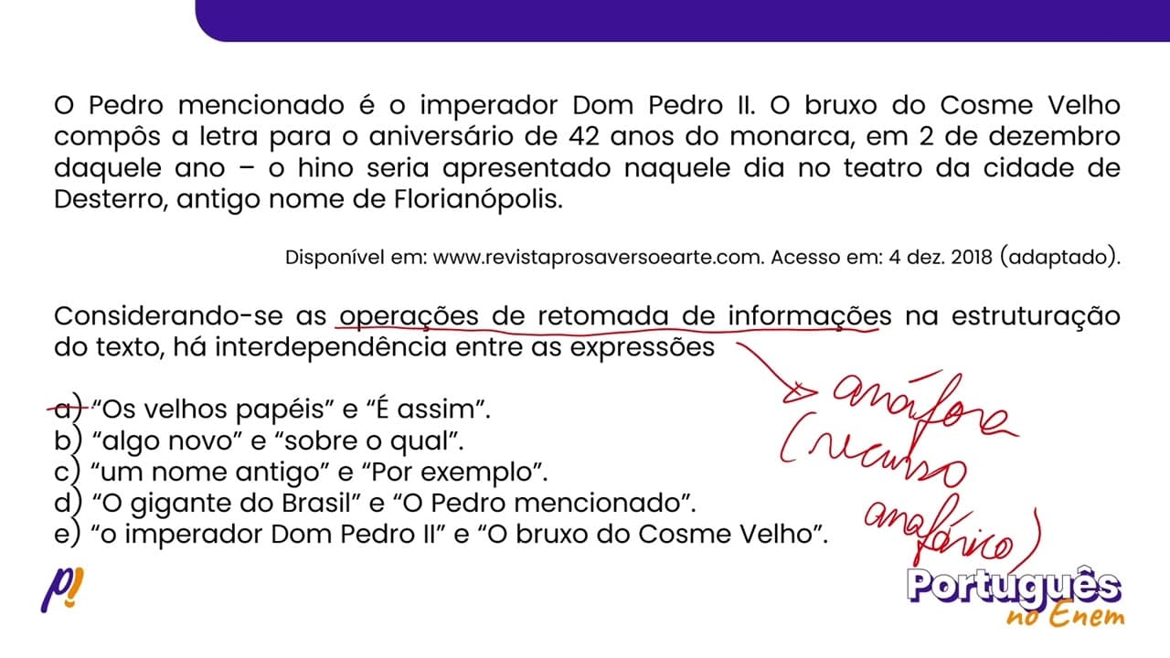 Thumbnail: ENEM 2021 - ESTUDOS DO TEXTO | Os velhos papéis, quando não são consumidos pelo fogo, às vezes...