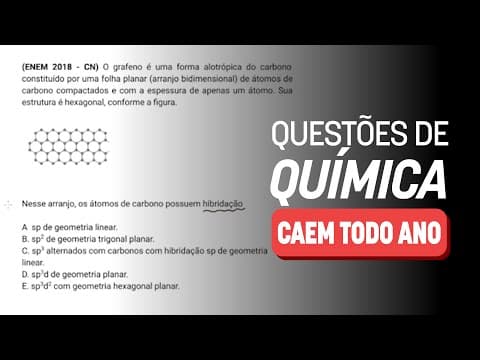 Thumbnail da aula: 🚨 Como resolver 5 questões de Química | Revisão ENEM 2024 #JuntosAtéaProva