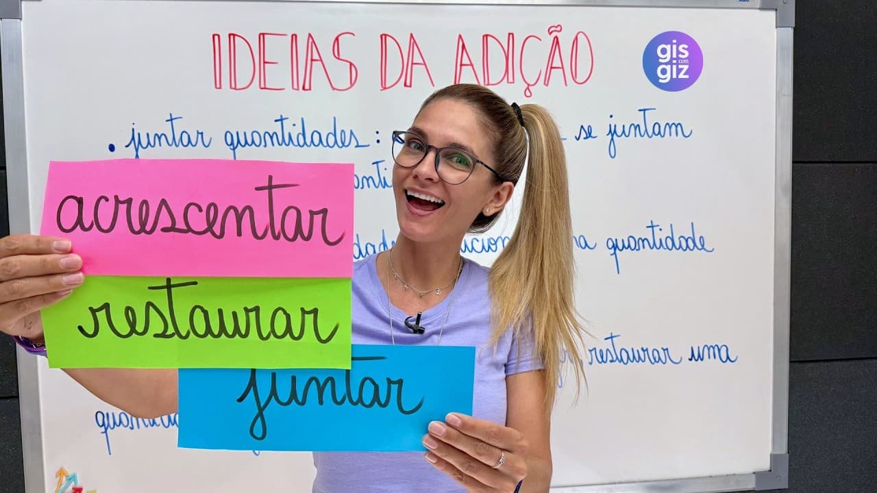 Thumbnail: IDEAIS DA ADIÇÃO: JUNTAR, ACRESCENTAR e RESTAURAR