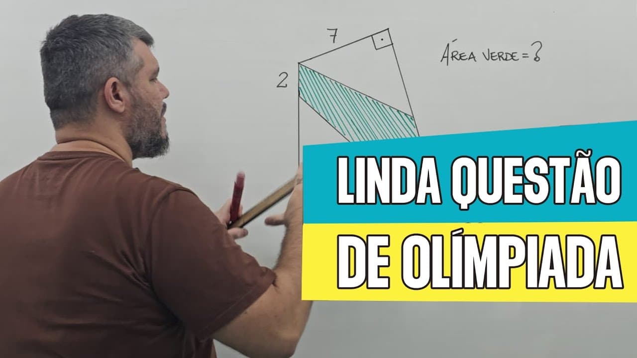 Thumbnail: Questão bonitinha de GEOMETRIA PLANA