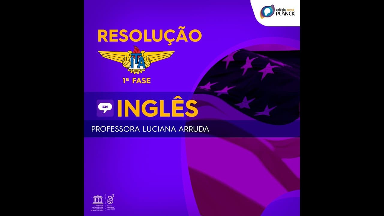 Thumbnail: Resolvendo Questões: ITA 2020 - Inglês