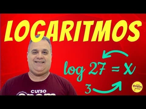 Thumbnail da aula: LOGARITMOS: INTRODUÇÃO E DEFINIÇÃO | Resumo de Matemática para o Enem. Prof. Sérgio Sarkis