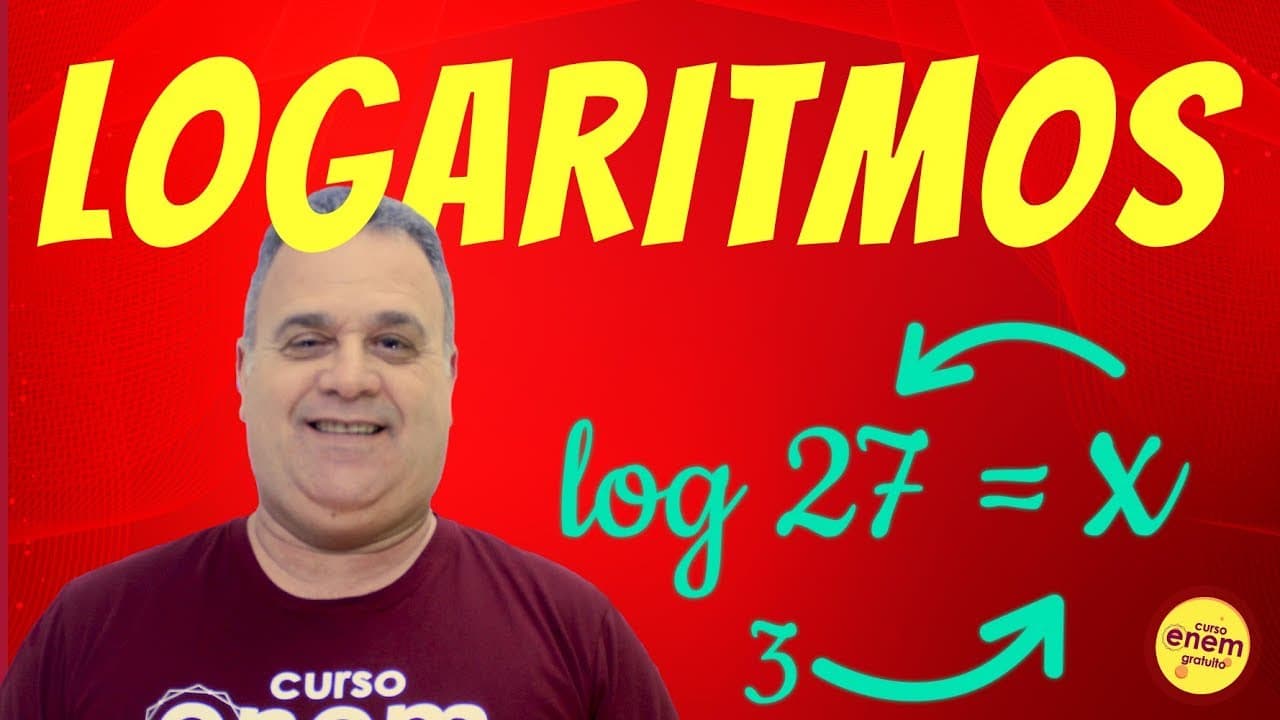 Thumbnail: LOGARITMOS: INTRODUÇÃO E DEFINIÇÃO | Resumo de Matemática para o Enem. Prof. Sérgio Sarkis