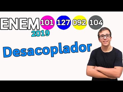 Thumbnail da aula: Enem 2020 | Biologia -Questão 101- O 2,4 dinitrofenol (dnp) é conhecido como desacoplador