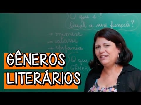 Thumbnail da aula: Gêneros Literários: O que é a Literatura e qual a sua função? - Extensivo Português | Descomplica