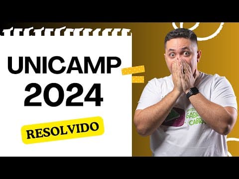 Thumbnail da aula: UNICAMP 2024 | No início de 2023, um grupo de pesquisadores estudou o desenvolvimento