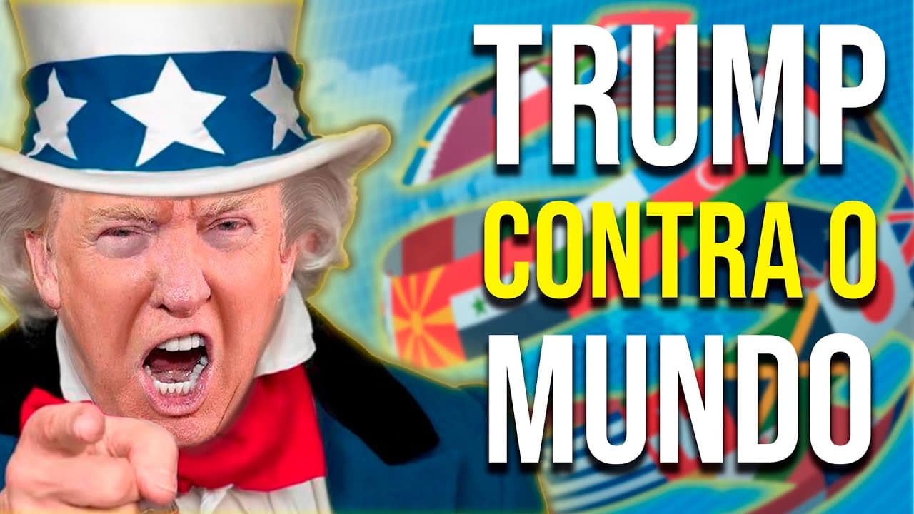 Thumbnail: O QUE é o TARIFAÇO de Trump e Como Isso Afeta a economia global?