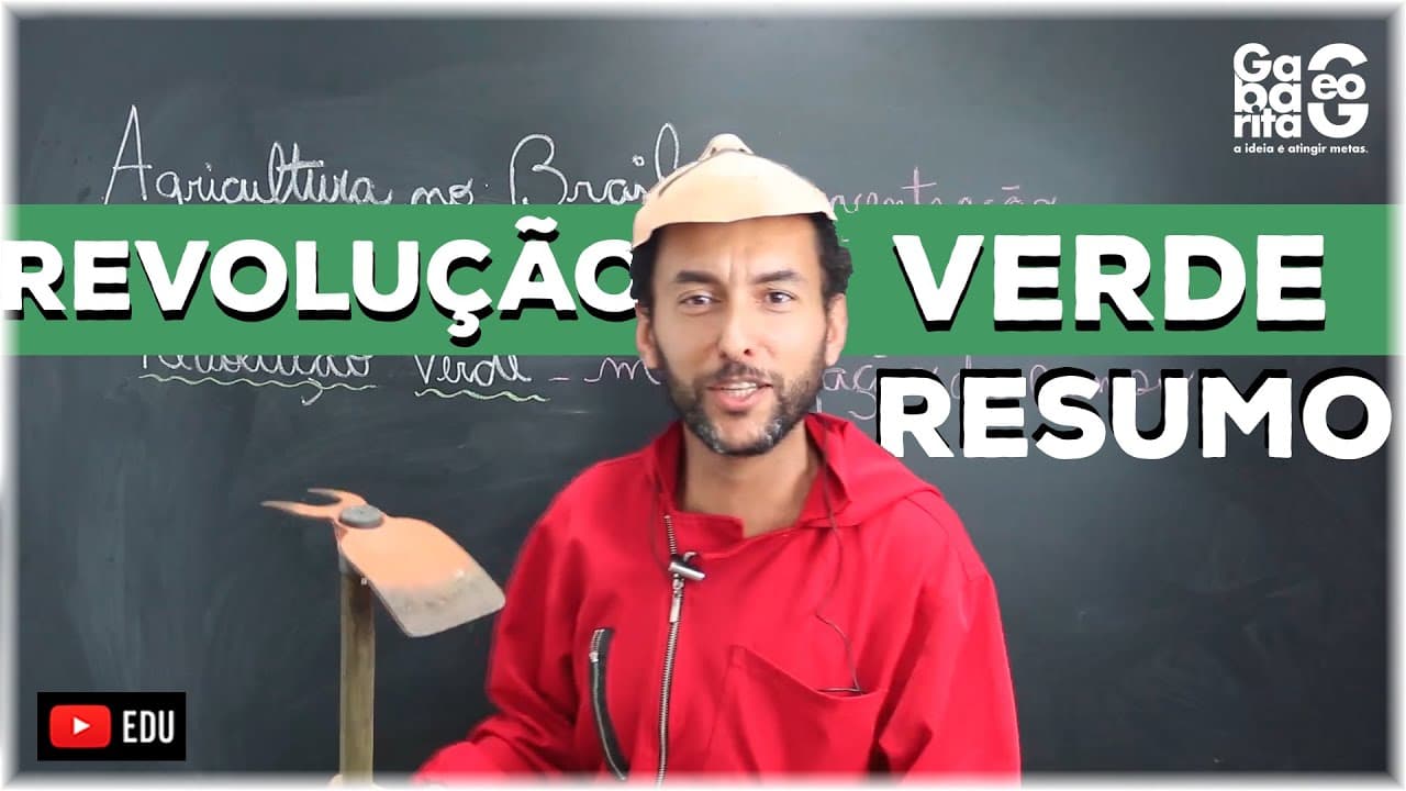 Thumbnail: Revolução Verde | Agricultura no Brasil | Geografia | Resumo |