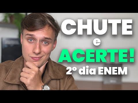 Thumbnail da aula: Como CHUTAR e ACERTAR em MATEMÁTICA e NATUREZA no ENEM!
