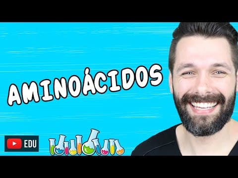 Thumbnail da aula: AMINOÁCIDOS - Bioquímica | Biologia com Samuel Cunha