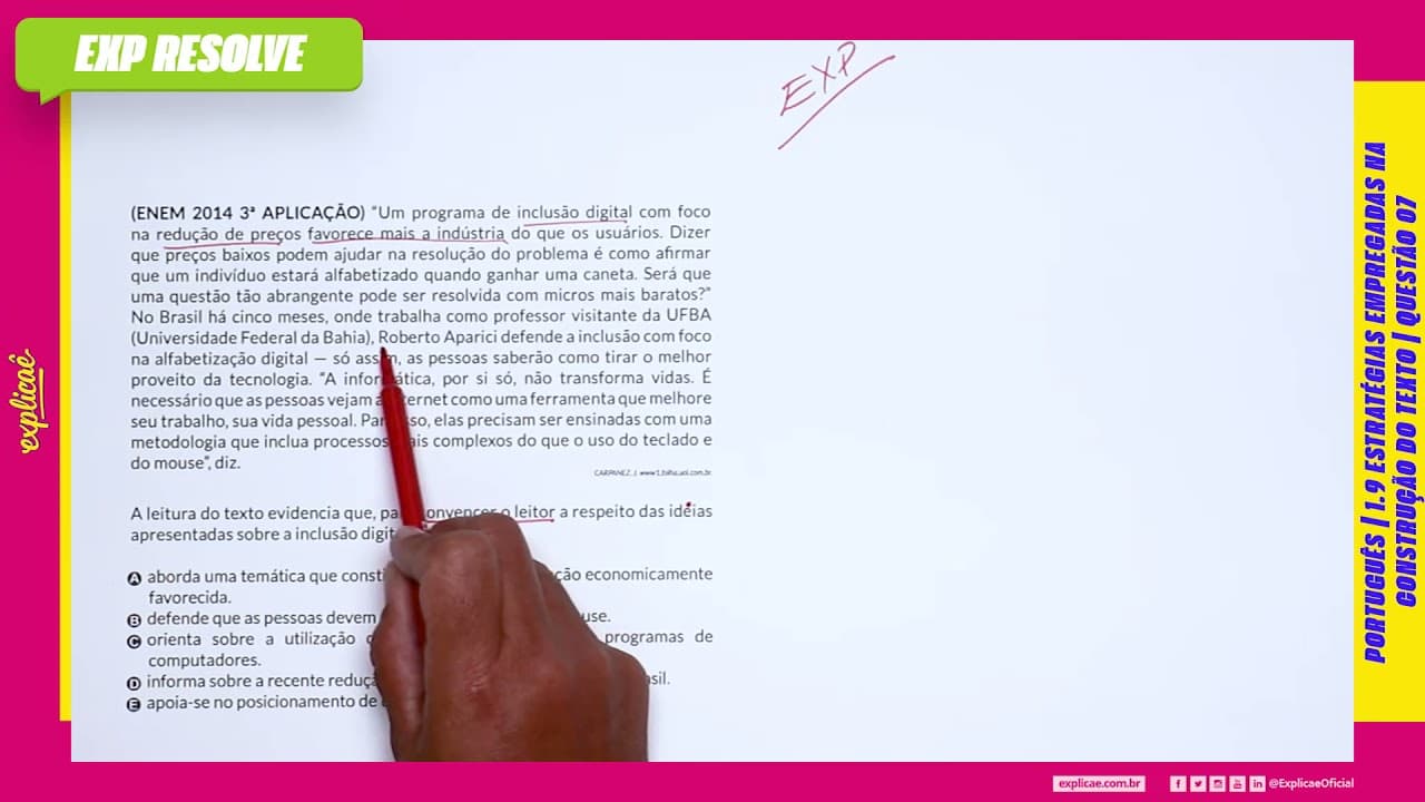 Thumbnail: “UM PROGRAMA DE INCLUSÃO DIGITAL COM FOCO NA(...) | ESTRATÉGIAS EMPREGADAS NA CONSTRUÇÃO DO TEXTO