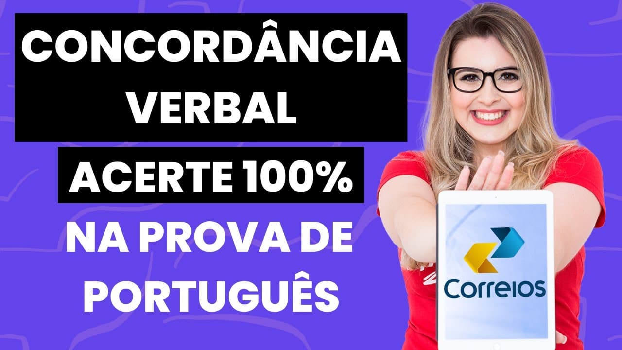 Thumbnail: O QUE É CONCORDÂNCIA VERBAL? (Gramática para Concursos) - Professora Pamba