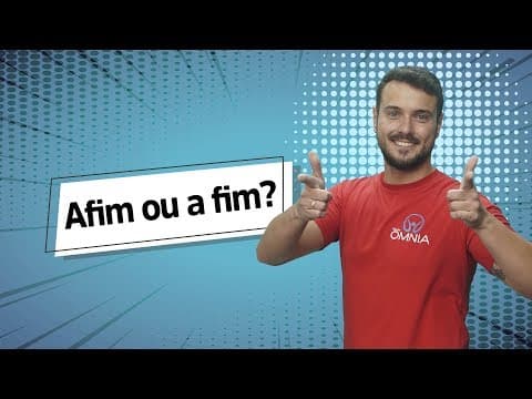 Thumbnail da aula: Afim ou a fim? - Brasil Escola