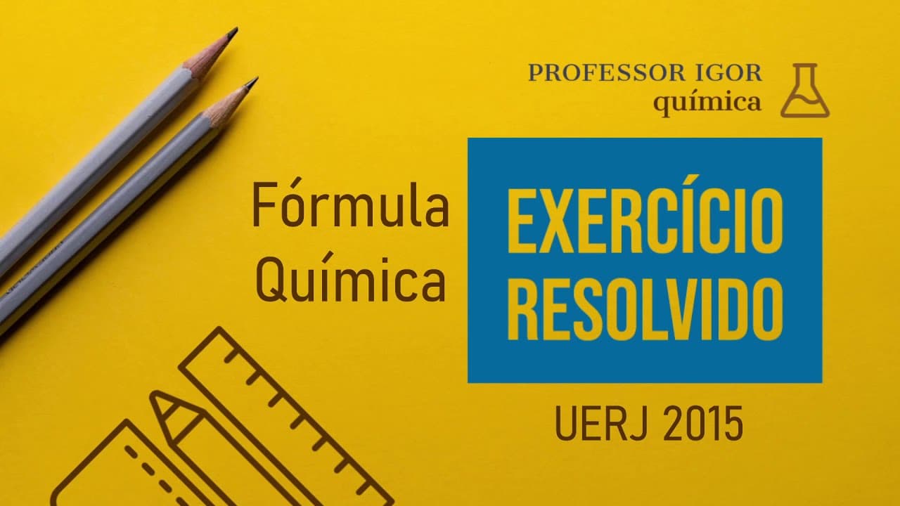 Thumbnail: Fórmulas Químicas | UERJ 2015 | Exercício Resolvido -  proporção de moléculas de água presentes na