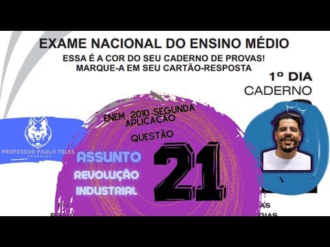 Thumbnail da aula: Resolução da Questão 21 ENEM_2010 2ªAplicação
