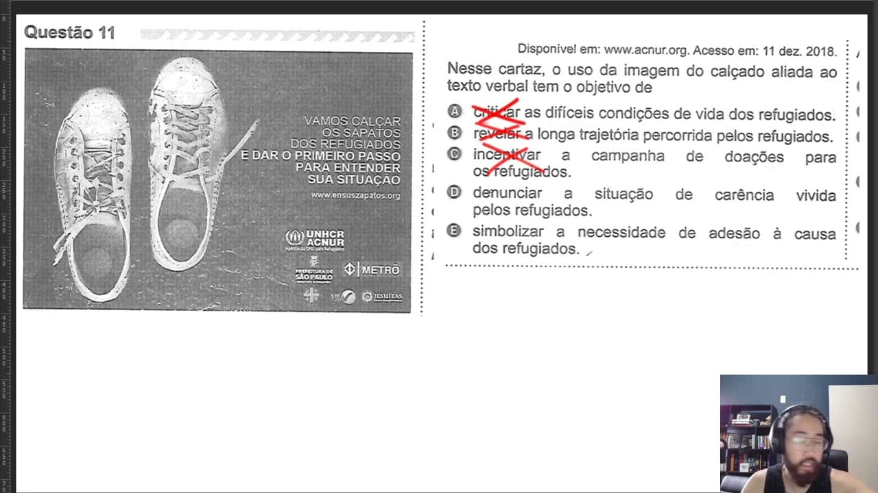 Thumbnail: ENEM 2019 - Linguagens | Questao 11 (Prova Amarela)