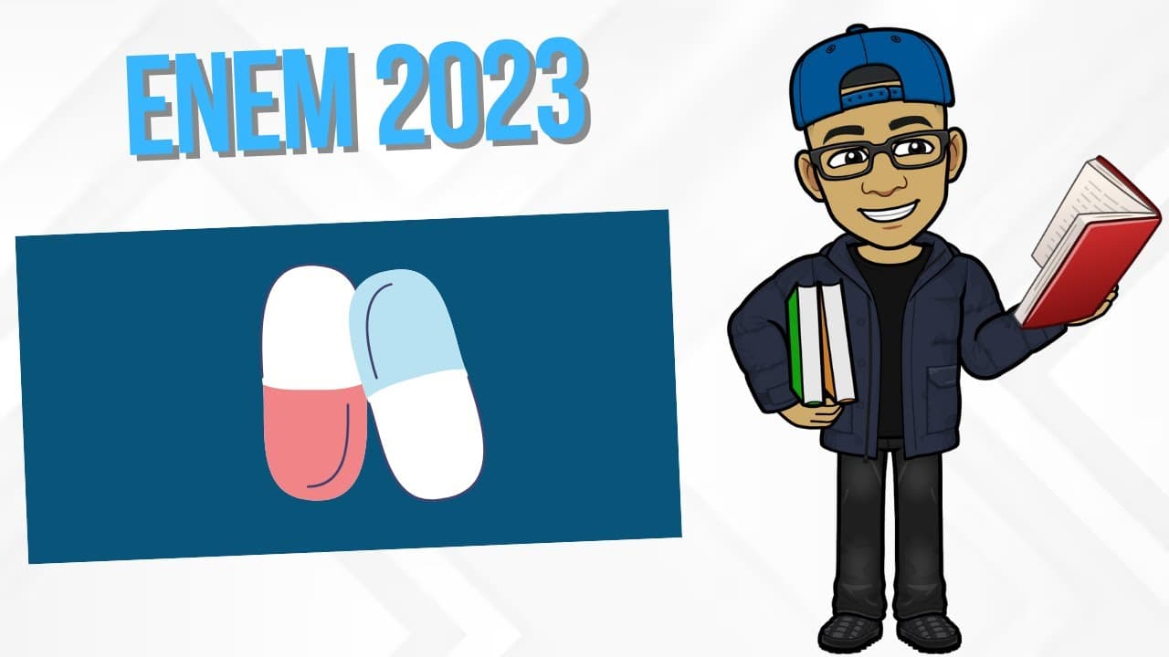 Thumbnail: Enem 2023- Entre os medicamentos mais comuns consumidos para o alívio da dor está o ibuprofeno...
