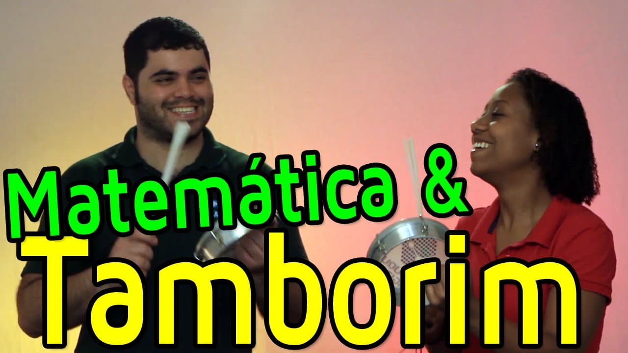 Thumbnail: Matemática e Tamborim com Thalita Santos Tamborim | Matemática Rio