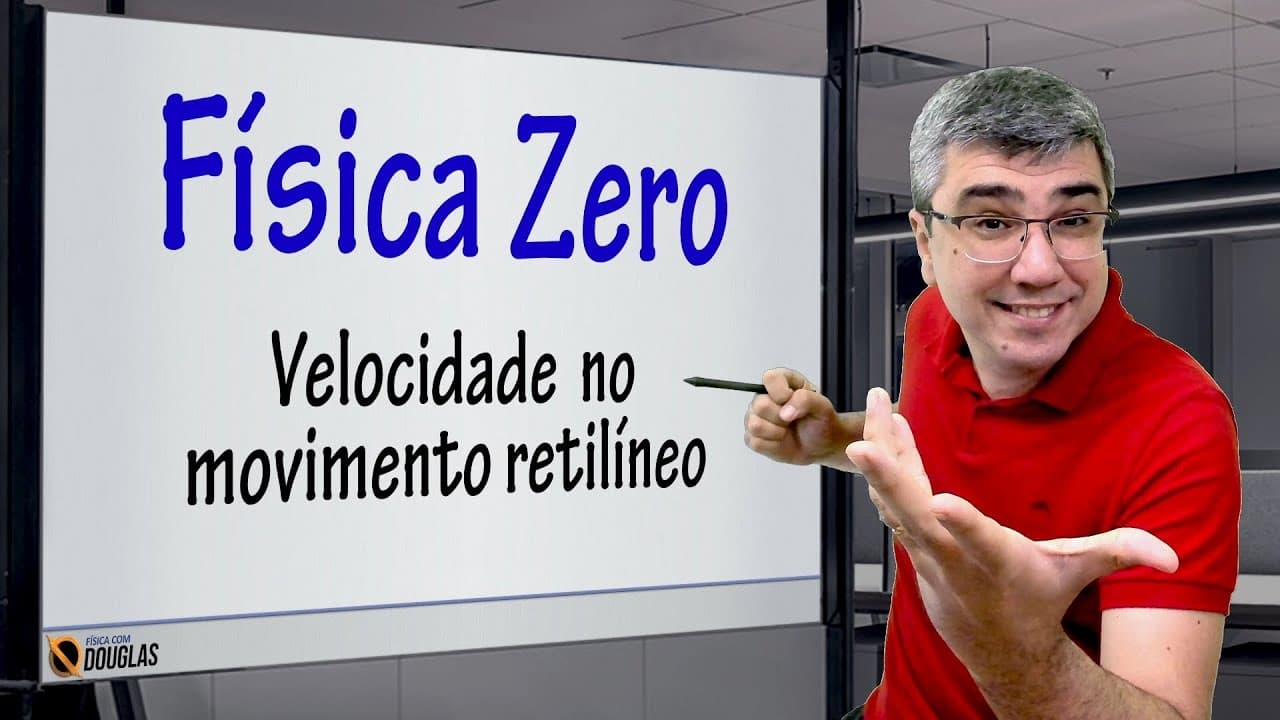 Thumbnail: Velocidade média e velocidade instantânea no  movimento retilíneo | Física Zero