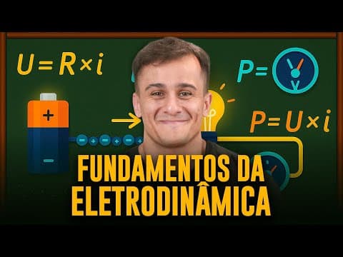 Thumbnail da aula: Fundamentos de ELETRODINÂMICA pro ENEM (conceitos obrigatórios + didática perfeita)