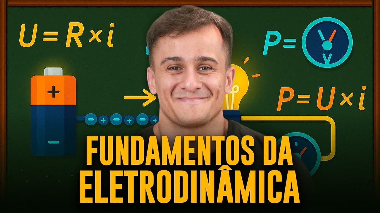 Thumbnail: Fundamentos de ELETRODINÂMICA pro ENEM (conceitos obrigatórios + didática perfeita)