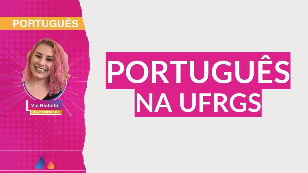 Thumbnail: REVISÃO VESTIBULAR UFRGS 2021 | PORTUGUÊS 01: PORTUGUÊS NA UFRGS | Curso Alternativa A