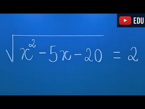 Thumbnail da aula: 🚨 Equação do 2° Grau - Professora Angela Matemática