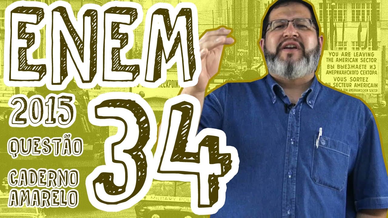 Thumbnail: ENEM 2015 - Questão 34 (Caderno Amarelo)