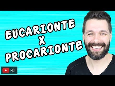 Thumbnail da aula: CÉLULAS EUCARIONTES E PROCARIONTES - DIFERENÇAS | Biologia com Samuel Cunha