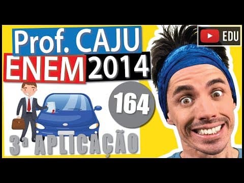 Thumbnail da aula: [ENEM 2014 3Ap] 164 📓 PROBABILIDADE A fim de expandir seus investimentos, um banco está avaliando os