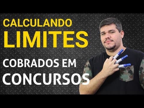 Thumbnail da aula: Aprenda várias técnicas de LIMITES com questões cobradas em concursos!